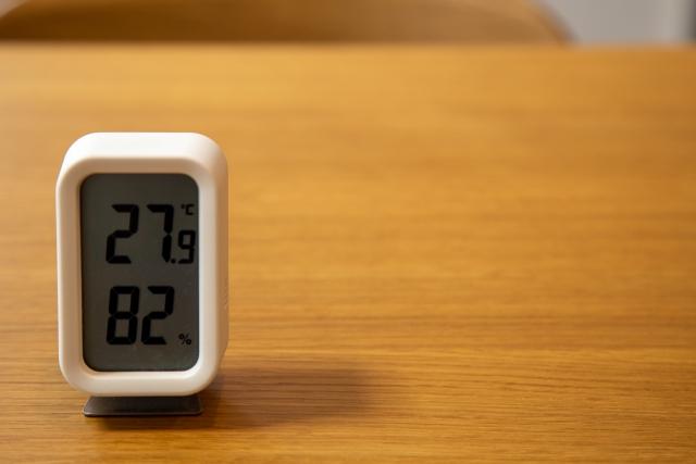 湿度管理(40~60%を目安に)