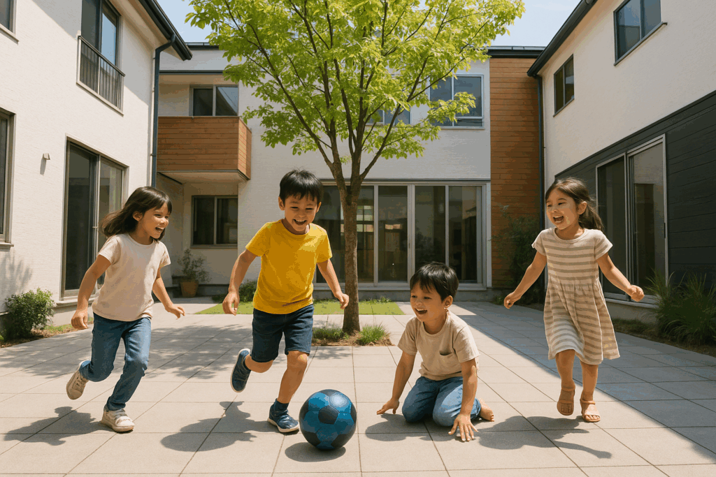 子供が安全に遊べるプライベートな遊び場としての活用法