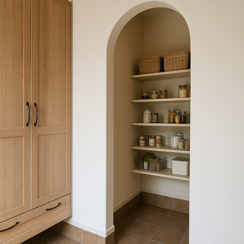 アーチ状の垂れ壁（R垂れ壁） 