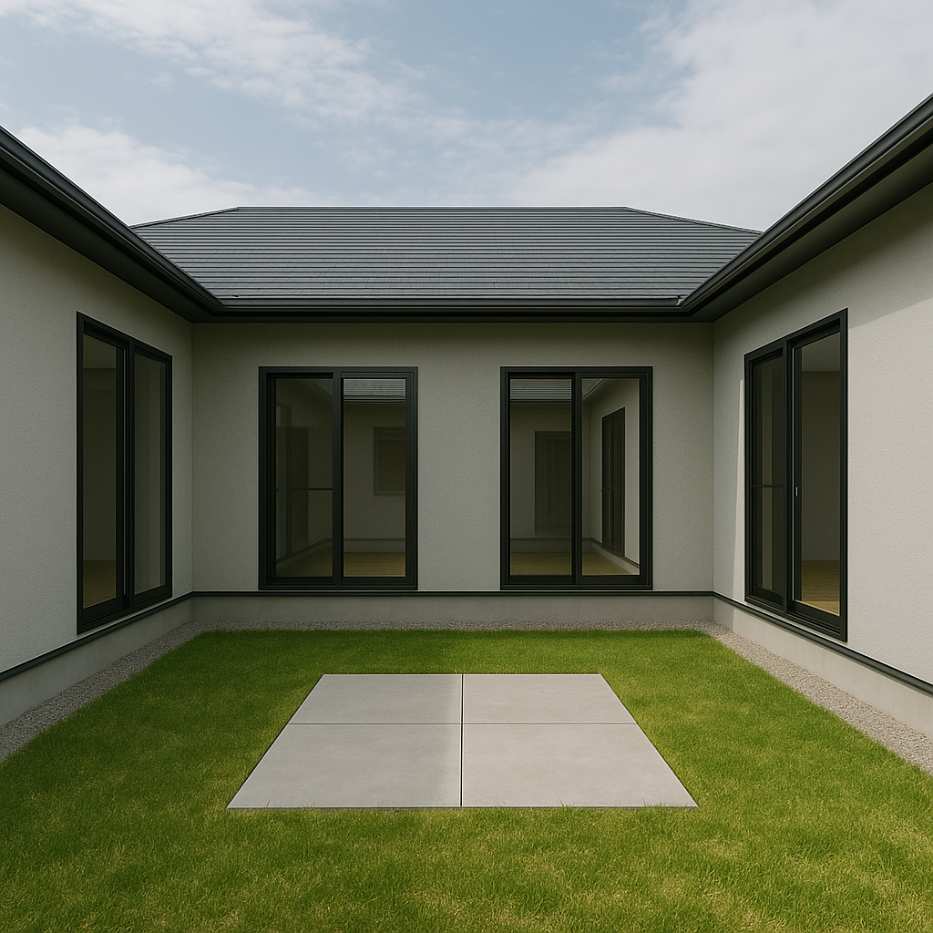 プライバシーを守り、おもてなしも快適な「来客動線」