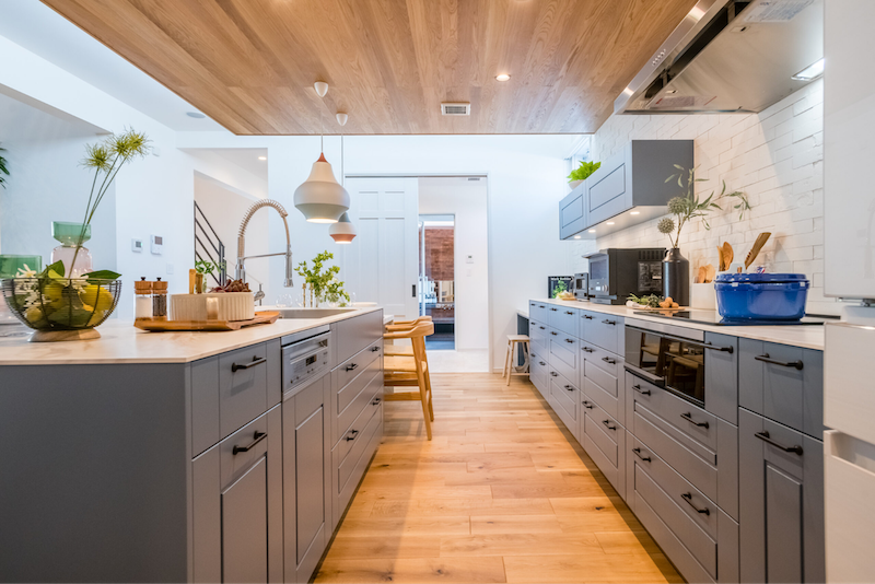 理想のマイホームのキッチン