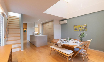 廊下を極限まで減らして居住スペースを広げる間取りの工夫