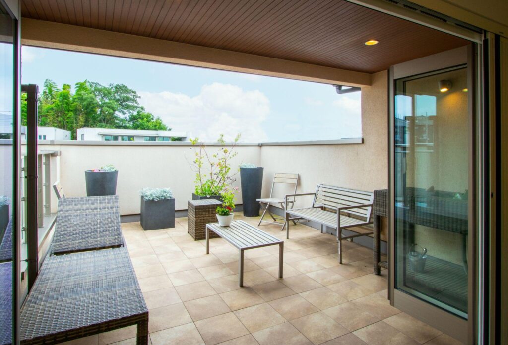 屋上バルコニー例