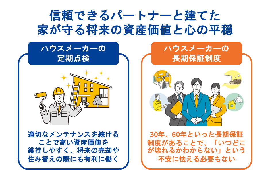 信頼できるパートナーと建てた家が守る将来の資産価値と心の平穏