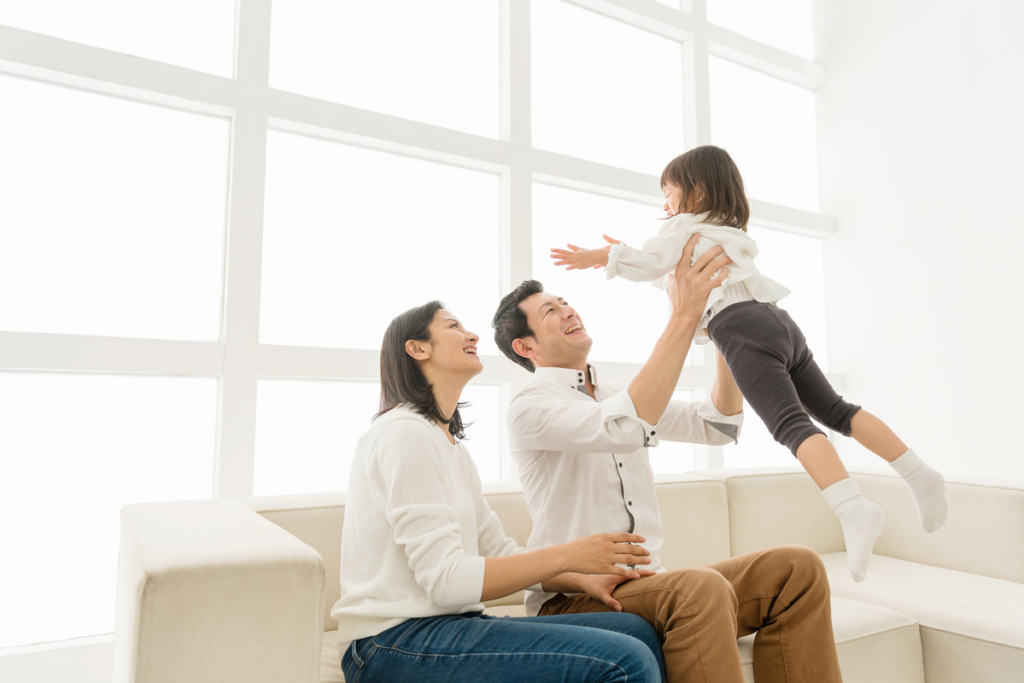 賃貸の狭さから解放され家族のプライバシーが守られる新しい暮らし