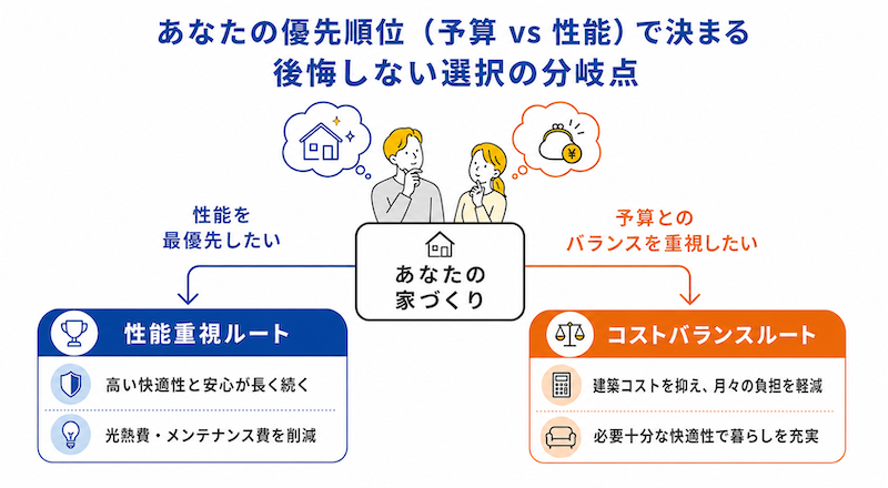 あなたの優先順位（予算 vs 性能）で決まる後悔しない選択の分岐点