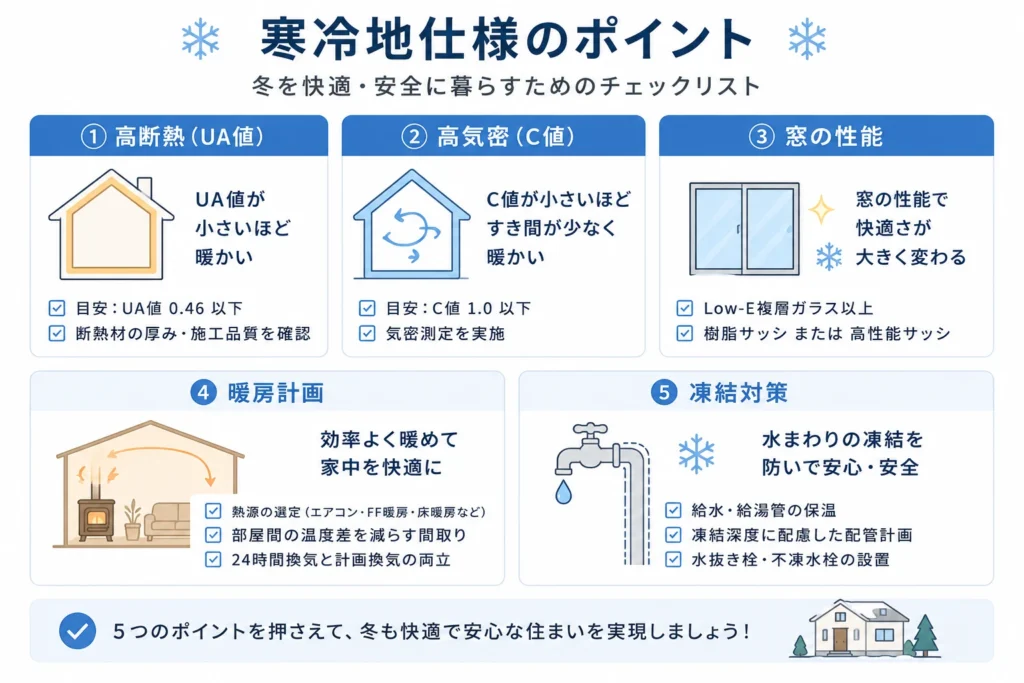 成功の鍵は寒冷地仕様の高気密・高断熱への対応