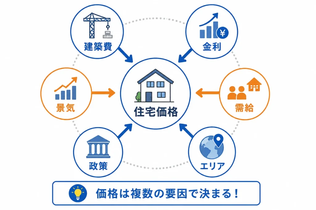 価格を左右する要因が多くて見通せない