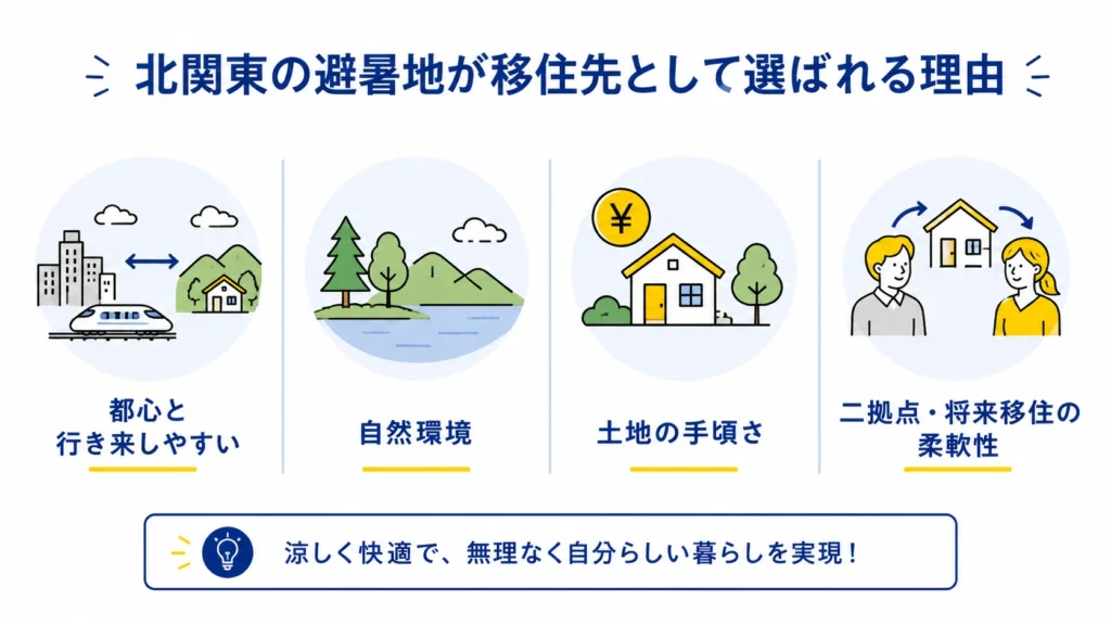 北関東の避暑地が移住先として選ばれる理由