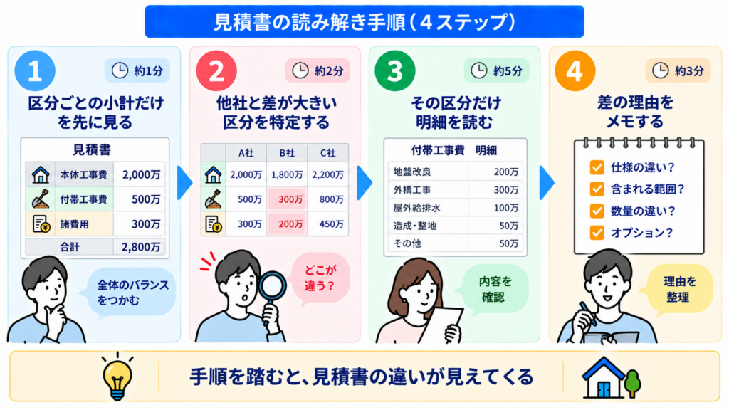 明細が細かいぶん読み解きに時間がかかる点への対処