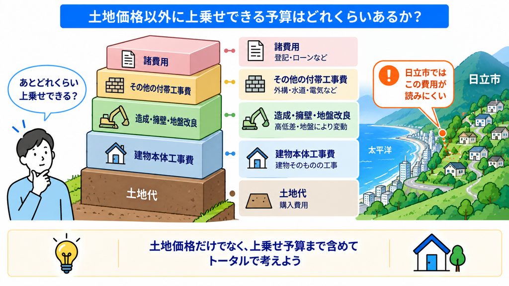 質問3 土地価格以外に上乗せできる予算はどれくらいあるか
