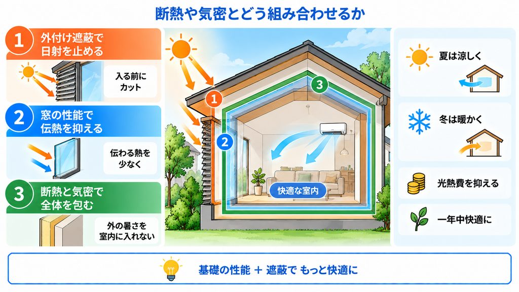 断熱や気密とどう組み合わせるか