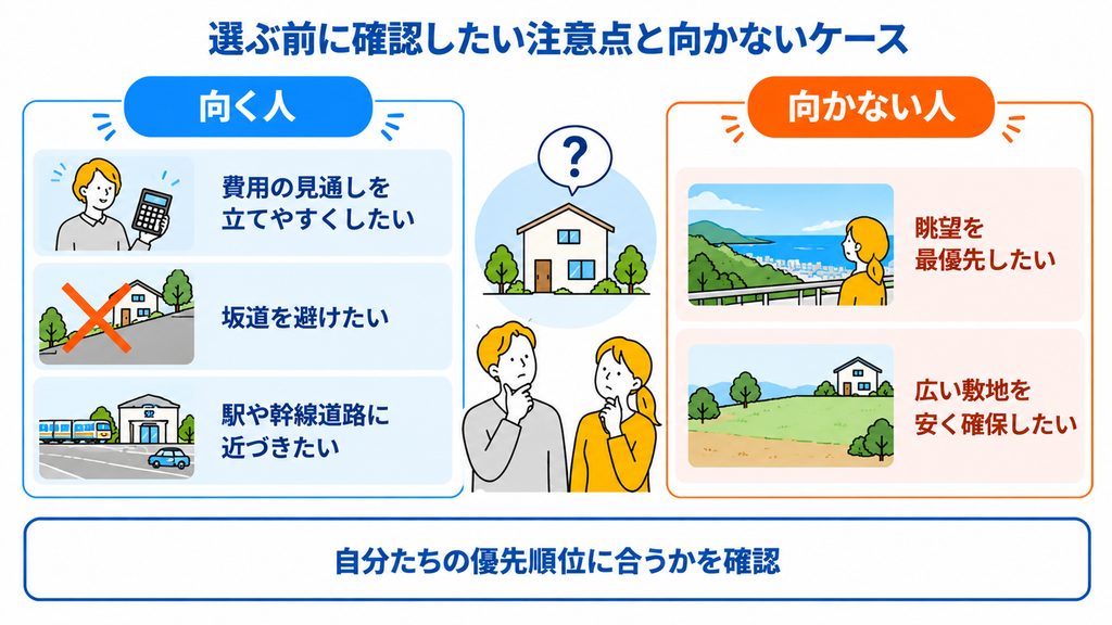 選ぶ前に確認したい注意点と向かないケース